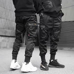 Luxio Fashion Men’s Cargo Harem Joggers – Streetwear Track Pants