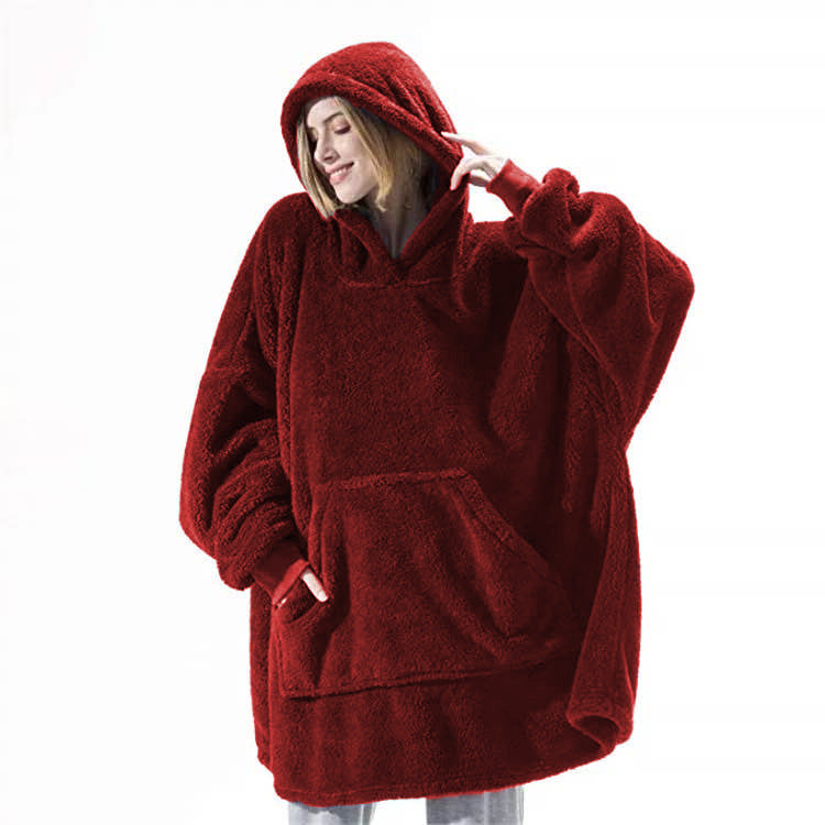 Luxio Fashion Wearable Blanket Hoodie – Oversized Fleece Sweatshirt