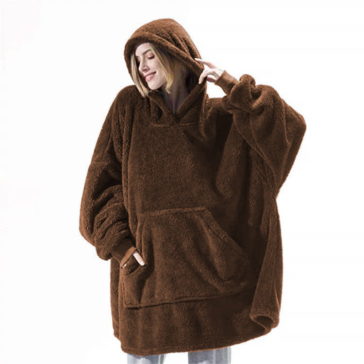 Luxio Fashion Wearable Blanket Hoodie – Oversized Fleece Sweatshirt