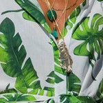 Luxio Fashion Madrid Vintage Chiffon Dress – Women’s V-Neck A-Line