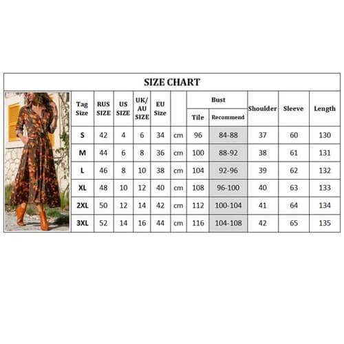 Luxio Fashion Madrid Vintage Chiffon Dress – Women’s V-Neck A-Line