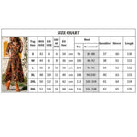 Luxio Fashion Madrid Vintage Chiffon Dress – Women’s V-Neck A-Line