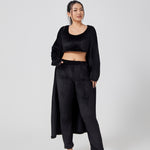 Luxio Fashion Women’s Cozy 3 Piece Pajama Lounge Set – Warm Wear