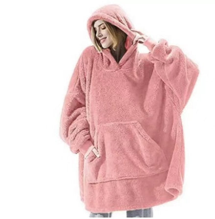 Luxio Fashion Wearable Blanket Hoodie – Oversized Fleece Sweatshirt